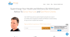 Desktop Screenshot of healthcoachweekly.com